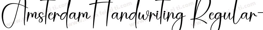 AmsterdamHandwriting Regular字体转换 AmsterdamHandwriting Regular字体转换